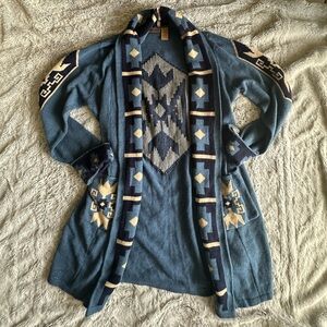 Wrangler Blue Geometric Women's Jacket